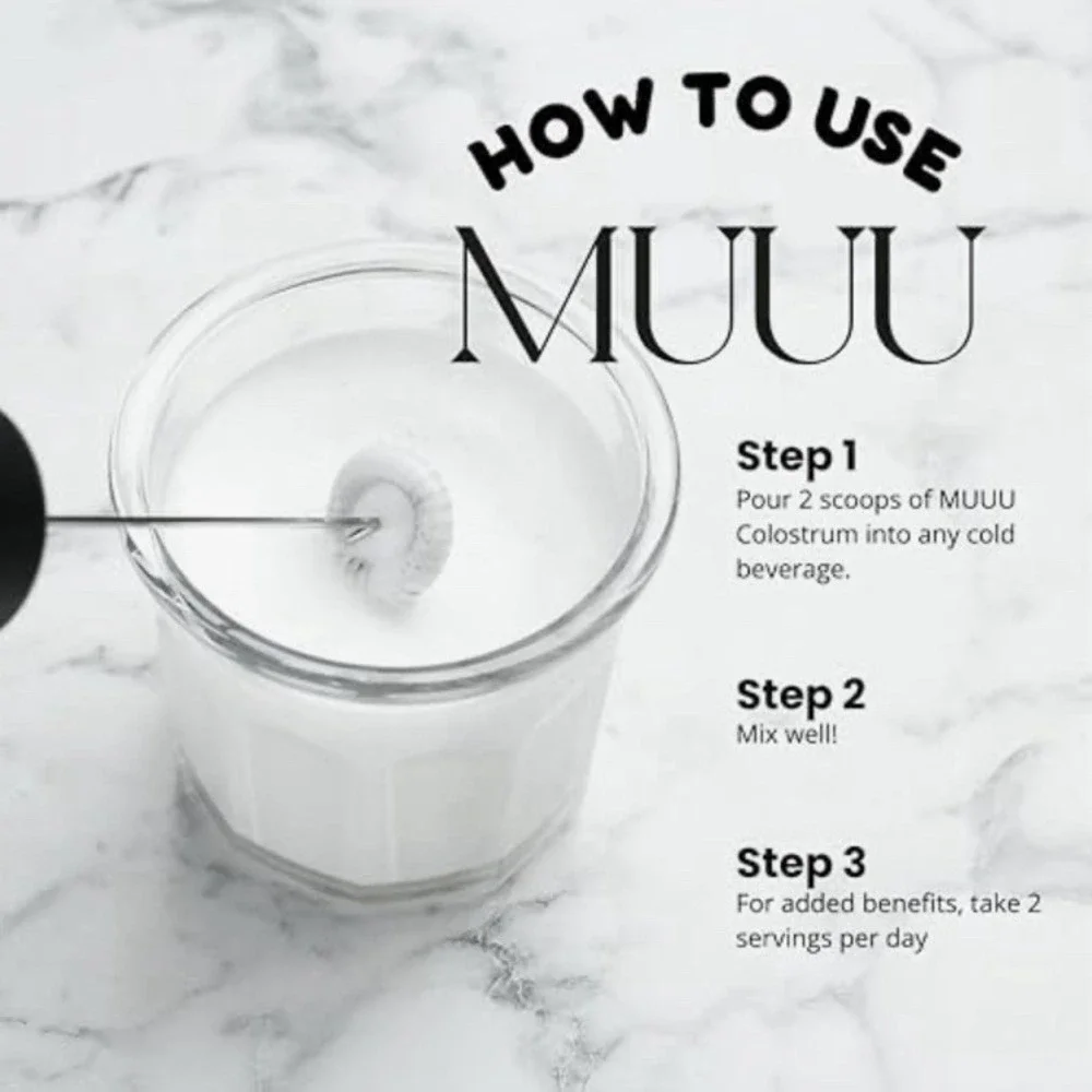 Optimal Prime - MUUU Bovine Colostrum Hair, Skin, and Nails, 120 Servings - Picture 3 of 13